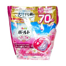 P&G 日本原裝4D洗衣膠囊, 大包裝(粉-70顆), 1個