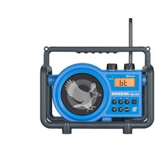 SANGEAN 二波段藍芽數位式職場收音機 BB-100，數位調頻，清晰收聽，堅固耐用, 藍色, BB-100