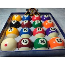 國華撞球 全新大字3A花式撞球 6紅點母球 撞球桌撞球桿適用, 1個