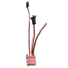 마이크로 ESC 30A 브러시 ESC 전기 속도 컨트롤러 2S 4-8v DIY 미니 1/16 1/18 1/24 RC 자동차 보트 탱크, PH2.0 플러그, 표시된 대로