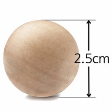 25mm 나무 공 우든볼 비즈구슬 지압 마사지볼 라운드 원형구 둥근 목재우드