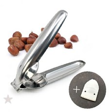 주방용 밤 껍질 십자 칼집 내기 도구 스테인리스 가위 형태 집게 구조 군밤 조리, 1개, 상세페이지 참조