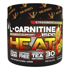 VMI SPORTS 左旋肉鹼 1500 熱, 87g, 1罐, 草莓奇異果口味