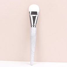 아이루리 피부 밀착 라운드 파운데이션 브러쉬 베이스 도자기 피부 매끄러운 화장 붓, 1개, 화이트