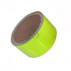 反光警示膠帶 雷射膠帶 工業安全膠帶 地線膠帶 安全警示 反光 雷射 螢光雷射 H-293, 1個, 雷射反光膠帶 H293-螢光黃單色