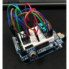 Arduino紅外線非接觸式測溫器DIY套件 GY-906 OLED 0.91吋, 1個