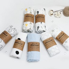 빅사이즈 오가닉 코튼 블랭킷 이중 유아이불 900+037md, 07_카툰캣