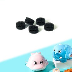 미니코끼리 네블라이저 필터 소모품 부품 미니돌핀 미니하마, 먼지필터(5개입), 1세트