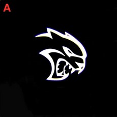 퍼들 경고 표시등 전구 도구 챌린저 데몬 차량 도어 웰컴 라이트용, 1개, 3. 2PCS