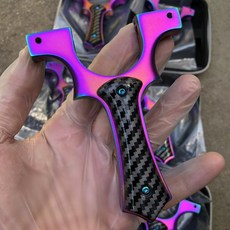 炫彩不銹鋼小牛龍齒彈弓, 1個, 8020