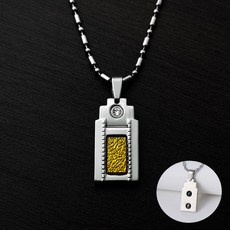 써지컬 에너지 스톤 흑자석 목걸이, 1개