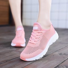 슬림소녀 여성 운동화 통기성 메쉬 초경량 러닝화 여름 화이트 빅사이즈