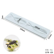 생선 모양 실리콘 밀이삭 7중 전기 장갑 MYFULLY 논스틱 방지 내성 로지 LFM, 두꺼운 65g 스크레이퍼 1