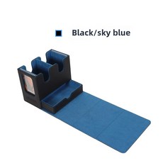 3IN1 박스 스포츠 카드 CCG TCG 카드용 있는 탑로더가 칸막이와 MTG 보관함, bla sky blue