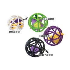 爆走狂貓 天然薄荷玩具藏寶球系列 1入 貓咪玩具 趣味藏寶球 安全無毒 草本香味, 1個, 隨機