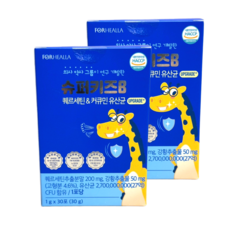 슈퍼키즈B 퀘르세틴 커큐민 유산균, 2박스