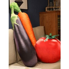 야채 낮잠 안고자는 플러시 대형 고구마 베개 채소 쇼파, 대파 45cm