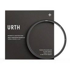 Urth 49mm 마그네틱 렌즈 필터 어댑터 링 - 카메라 렌즈를 마그네틱 필터 시스템으로 변환하기 위한 스크류 인 어댑터 링 169158, 58mm, 1개
