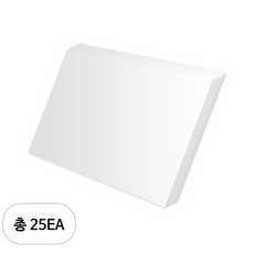 대원우드보드 백색원단보드 600 x 900 mm, 10mm, 25개
