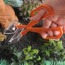 웜집게 도마뱀 파충류 피딩 먹이집게, 1개