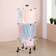 십자형 6단 접이식 빨래건조대 이동식빨래건조대 튼튼한빨래건조대 십자형건빨래조대, 1개