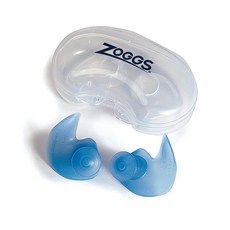 【ZOGGS】矽膠游泳耳塞 (另有兒童耳塞尺寸) 抗敏 柔軟 人體工學耳塞 附盒子, 1個