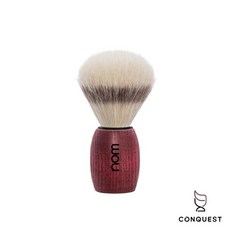 【CONQUEST】德國 nom OLE系列 OLE41BA 刮鬍刷 鬃毛刷，白蠟木握柄舒適好握，輕鬆享受順暢刮鬍體驗, 1個