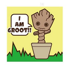 티디엠디 어밴져스 가와이 그루트 캔버스 그림그리기 diy그림그리기