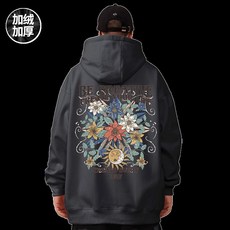 남자 후드티셔츠 힙합 프린팅 꾸안꾸 캐주얼룩 빅사이즈