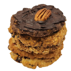 맨시니스 수제 쿠키 저당 개별포장 카페납품 쿠키 달지않은, 10개세트(종류별 2개씩), 1세트, 450g