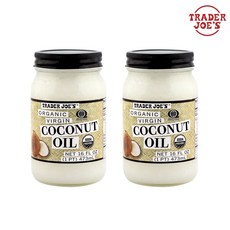 [1+1]트레이더조 오가닉 버진 코코넛 오일 473ml 설날 준비 TRADER JOE'S ORGANIC VIRGIN COCONUT OIL, 2개