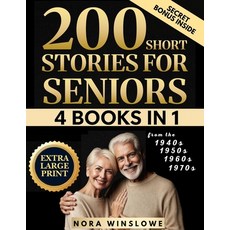 (英文圖書)200 Short Stories for Seniors In Extra Large Print: Easy-to-Read Heartwarming U... 平裝版, Independently Published, 英文