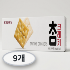 크라운 참크래커, 56g, 9개