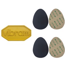 vibram 皮鞋防滑墊 2組, 1mm, 2套, 單色