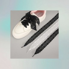 장식용 신발끈 레이스 슈레이스 쉬폰 레이스끈 운동화끈 구두끈