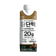 빙그레 더단백드링크 250ml 드링크커피 단백질드링크/우유단백질/단백질보충/무, 4개