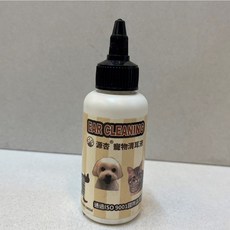 四寶的店 狗 貓 專用 水狀潔耳液 植萃成分 溫和清潔 軟化耳垢 減輕異味 清爽不黏膩 源u杏~清耳液100ml/瓶, 1個, 源杏 清耳液, 100ml