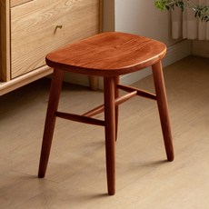 YESWOOD 작은 배니티 의자 단단한 나무 화장 침실용 빈티지 신발 벤치 식당 입구, Vanity Chair