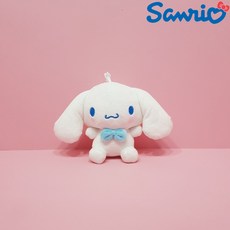 산리오 정품 마이멜로디 쿠로미 폼폼푸린 시나모롤 애착 인형 12cm 25cm 50cm 쿠션 인형, 시나모롤 가방고리12cm, 1개