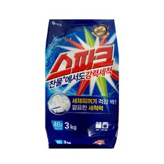 스파크 오리지널 분말세제 리필, 3kg, 1개