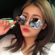하리몽드 스몰페이스 메탈 라운드 선글라스 (4color)