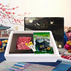 명절 국물 선물세트 횡성축협한우 국거리 미역 육수 패키지구성