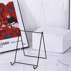 [PickLife] 팜플렛꽂이 카달로그꽂이 철제 거치대 받침대 특대형, 화이트