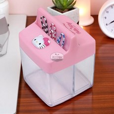 사각 자석크립통 종이 책상정리 데스크용품