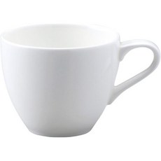 NARUMI 나루미 51137-2796 컵 소서 패티오 플레인 화이트 6.7 fl oz (190 cc) 차와 커피용 전자레인지 사용 일본 제조 출고 머그, 1개