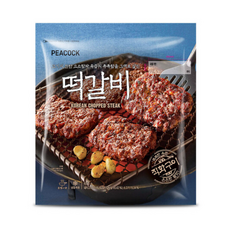 [피코크] 떡갈비, 2개, 450g