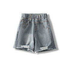 크리스탈하우스 아동 주니어 여아 데일리 청 스판 반바지 CA016