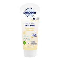 Sanosan 珊諾 嬰兒防曬水潤乳霜 SPF50+ 適合嬰幼兒, 1個, 75ml