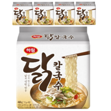 하림 닭 칼국수, 468g, 5개
