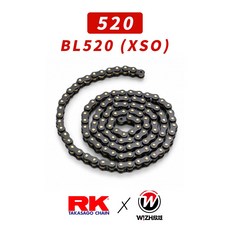 RK 520 XSO 油封鏈條 BL520 120L 黑色金色, 1個, BL520/120L/黑金